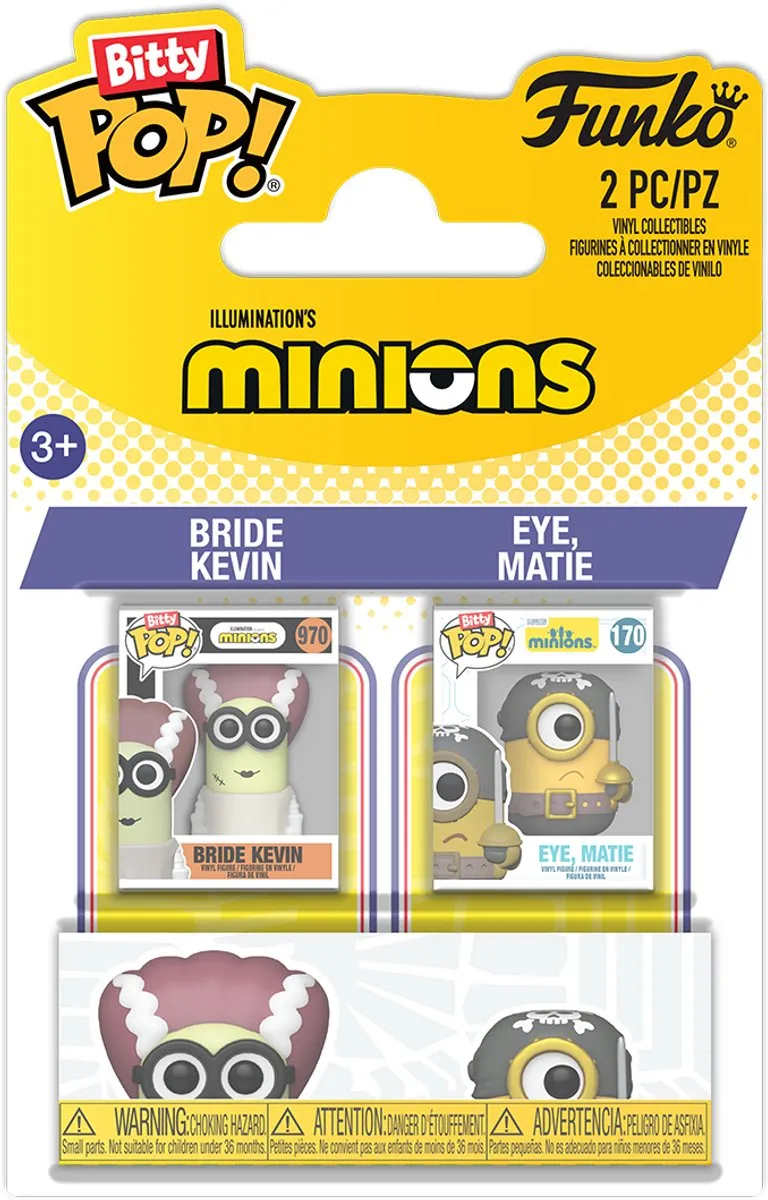 Funko Bitty Pop Minions Kevin & Stuart - 2 Stuks
