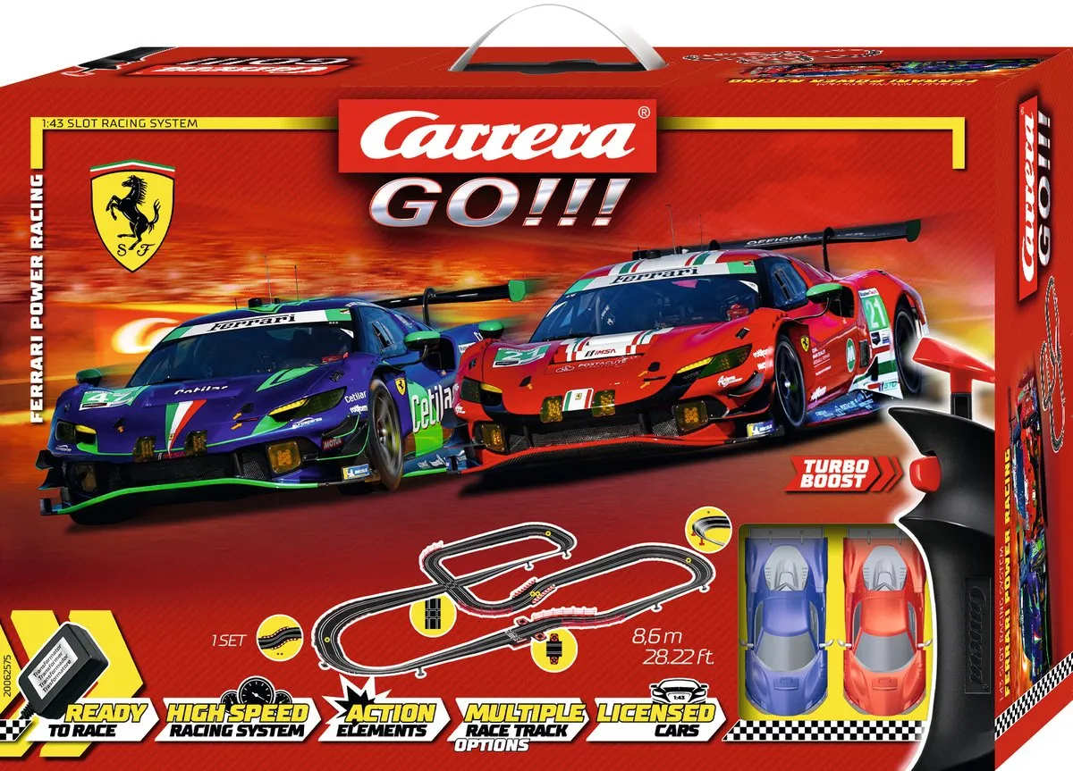 Carrera Go!!! Ferrari 296 GT3 Racebaan 8,6m CAR20062575