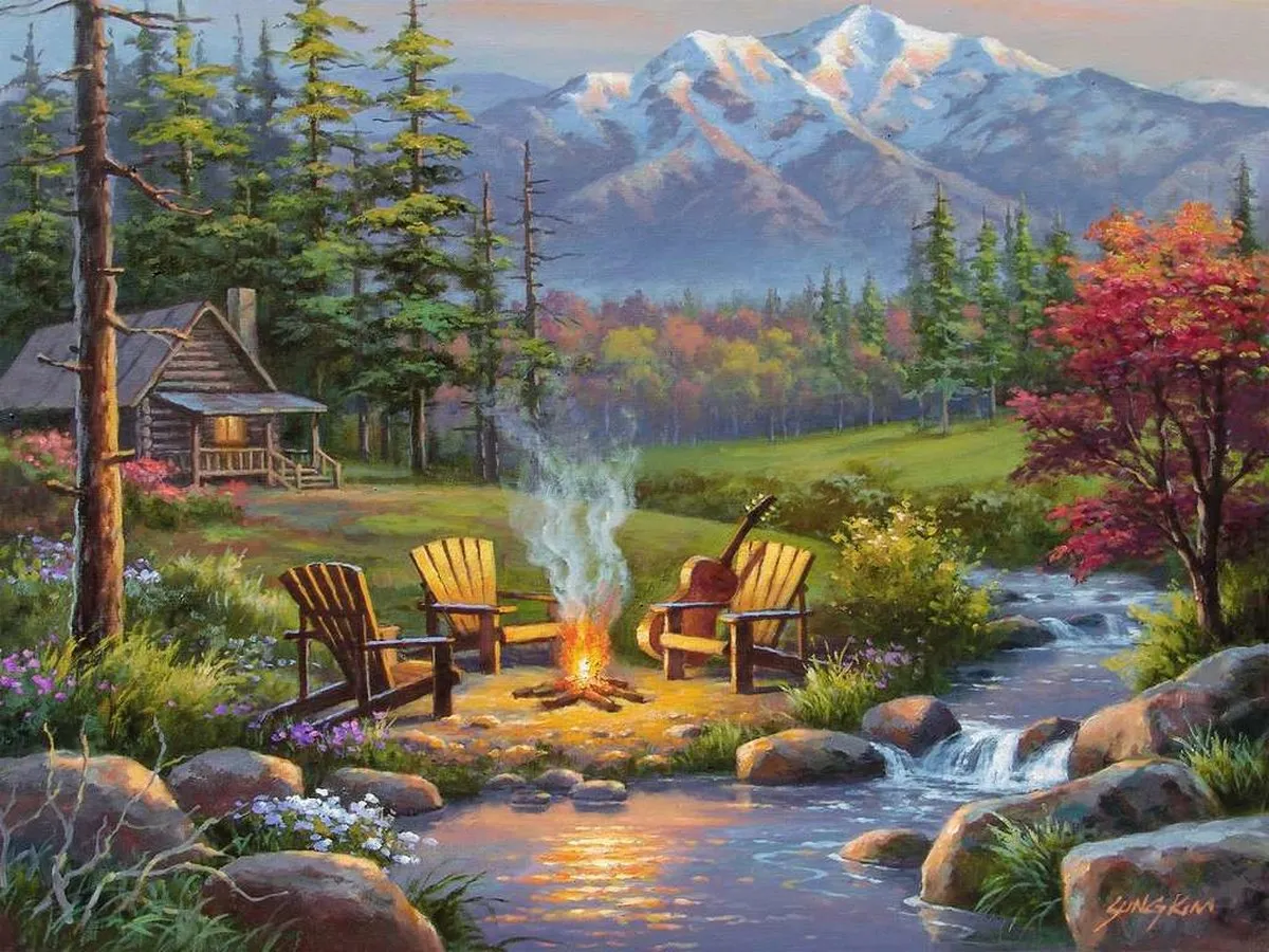 Ravensburger Riverside Livingroom Legpuzzel 750 XXL Stukjes - Meerkleurig