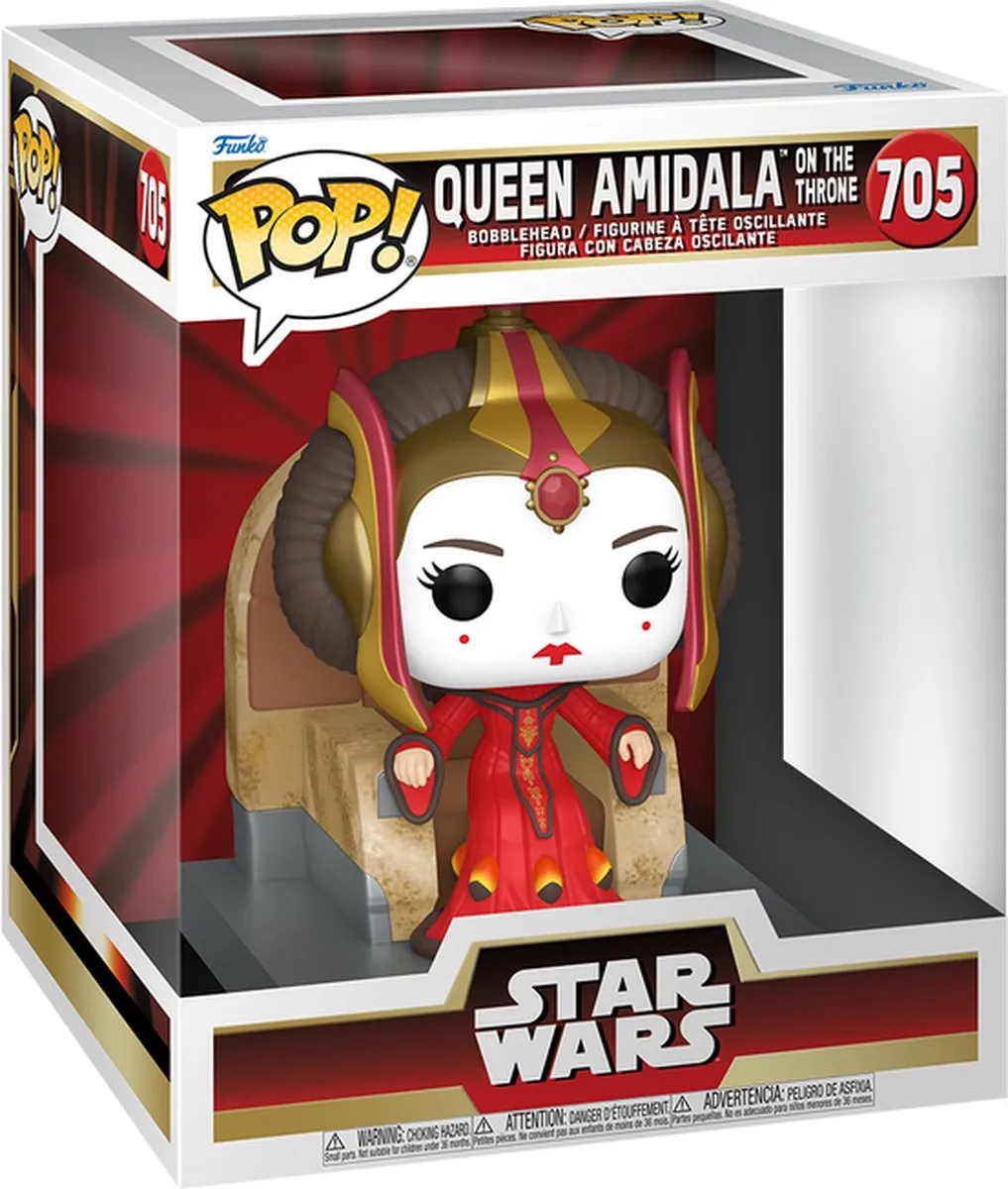 Funko Pop! Star Wars Episode 1 Queen Amidala Troon #705 - 25th Anniversary