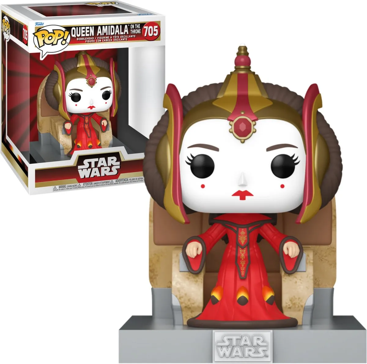 Funko Pop! Star Wars Episode 1 Queen Amidala Troon #705
