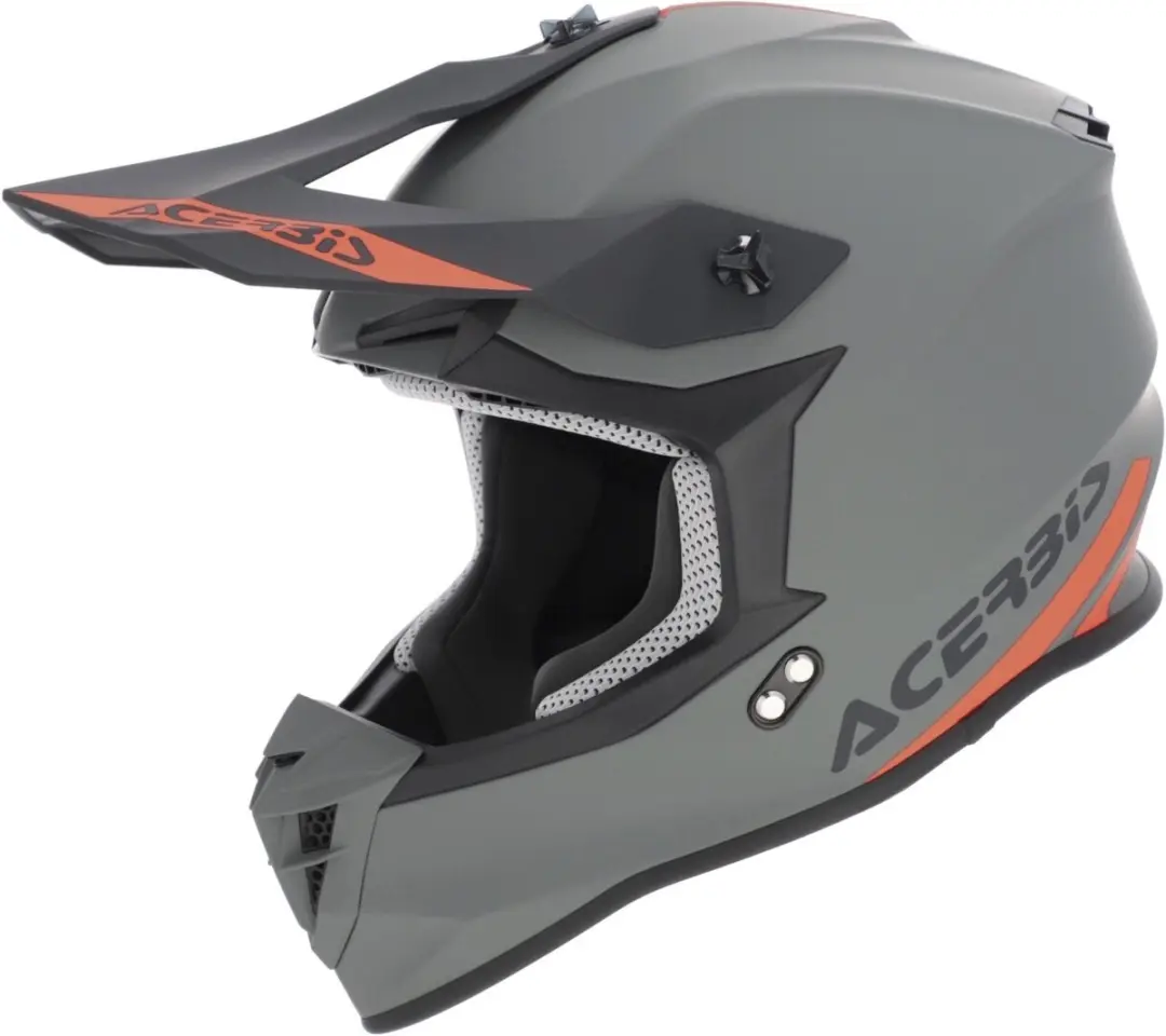 Acerbis Linear Solid Mat Grijs Crosshelm