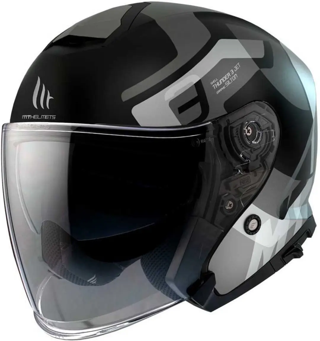 Mt Helmets Thunder 3 Sv Silton Open Helm Zwart L