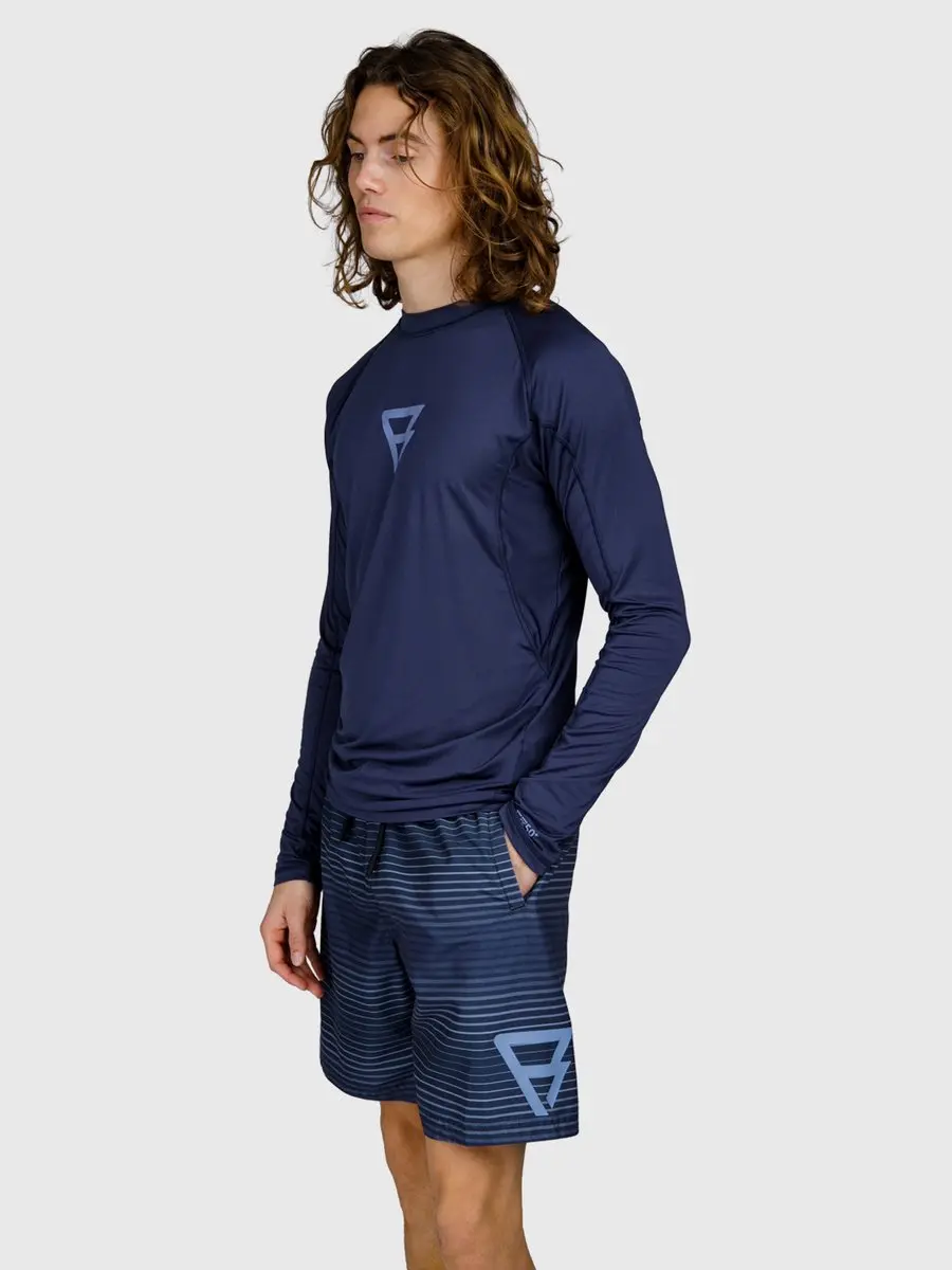 Brunotti Brushield Rashguard Indigo Blue - UV-shirt UPF 50+ - XXL