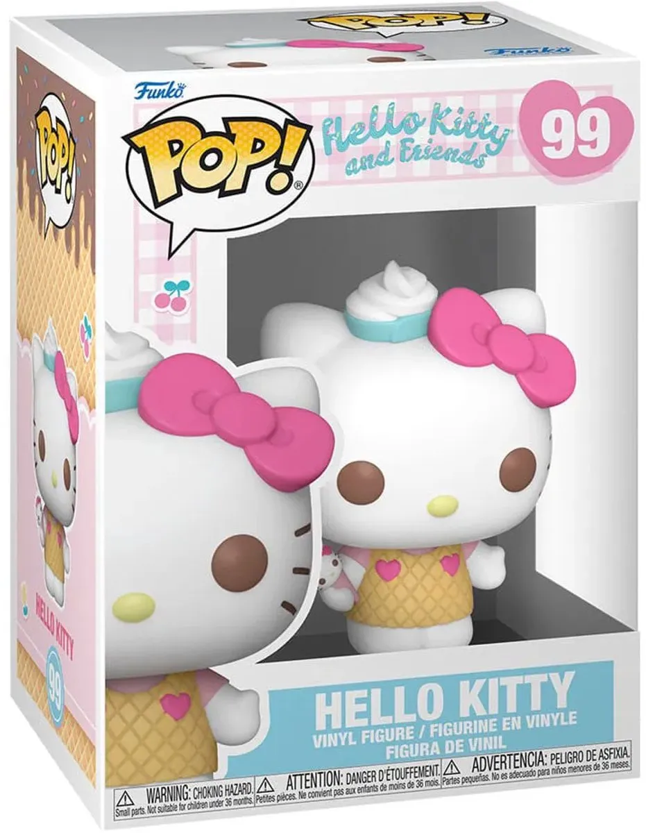 Funko Pop! Hello Kitty Ice Cream Vinylfiguur - 0889698836944