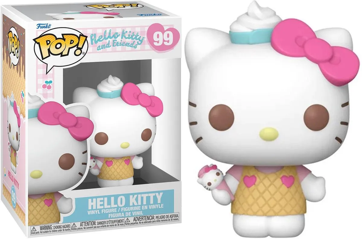 Funko Pop! Hello Kitty Ice Cream Vinylfiguur - 0889698836944