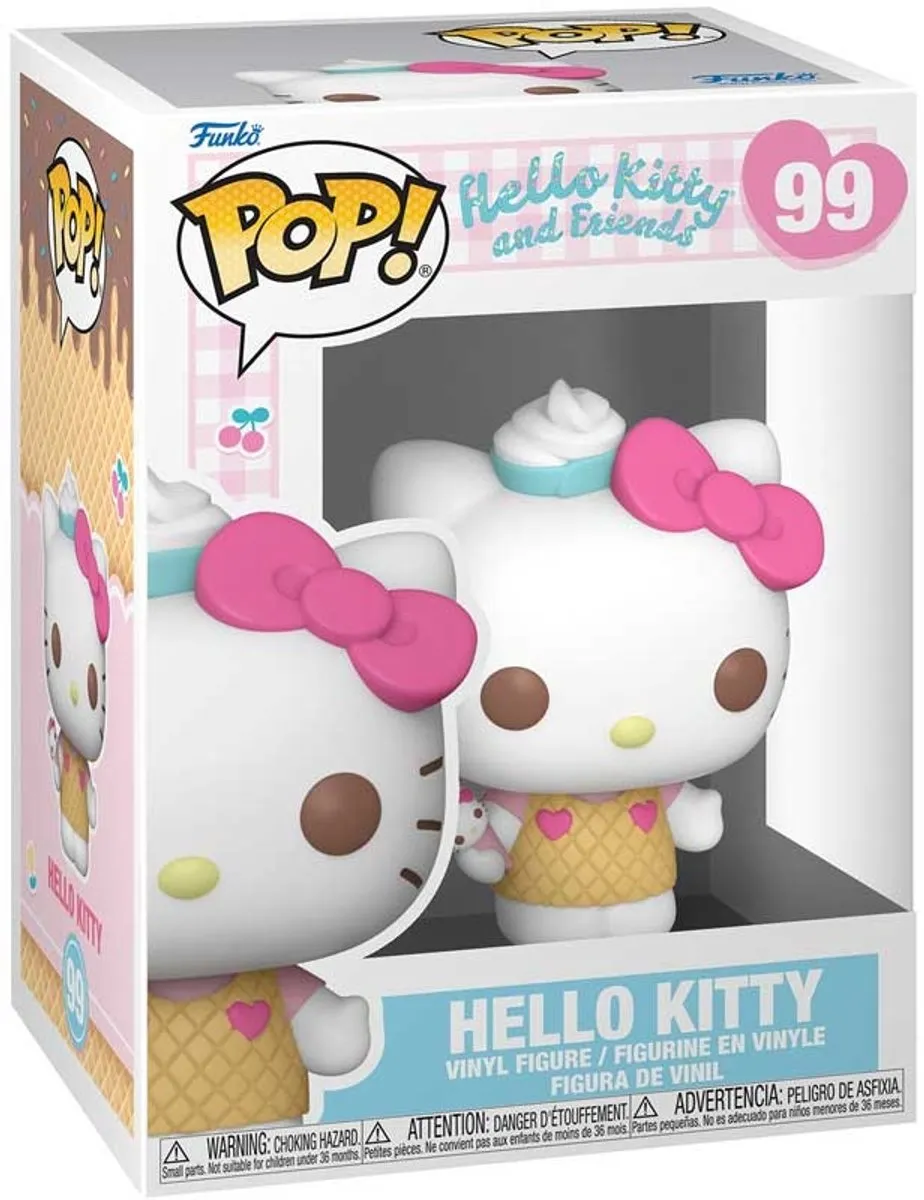 Funko Pop! Hello Kitty Ice Cream Vinylfiguur - 0889698836944