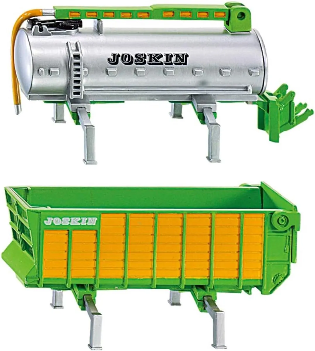 SIKU 1848 DEUTZ Agrotron X720 Tractor met Joskin Cargo - 1:87 - Groen/ Oranje