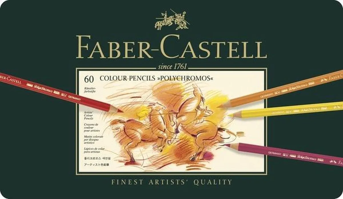Faber-Castell Polychromos Kleurpotlood 60 Stuks - FC-110060