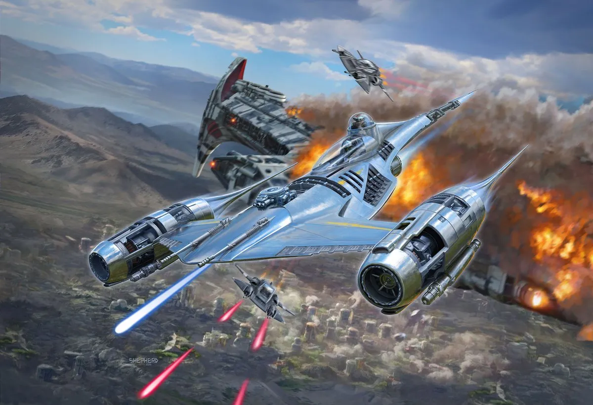 Revell 06787 Star Wars N1 Starfighter Modelbouwpakket 1:24 - Multi