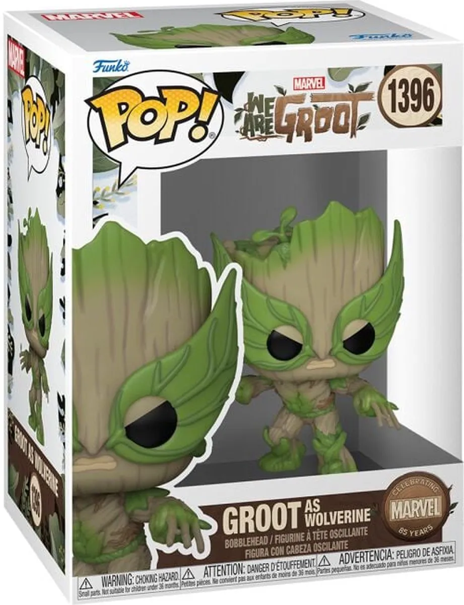 Funko Marvel We are Groot Groot Wolverine Vinyl Figuur 79519 - Multicolor