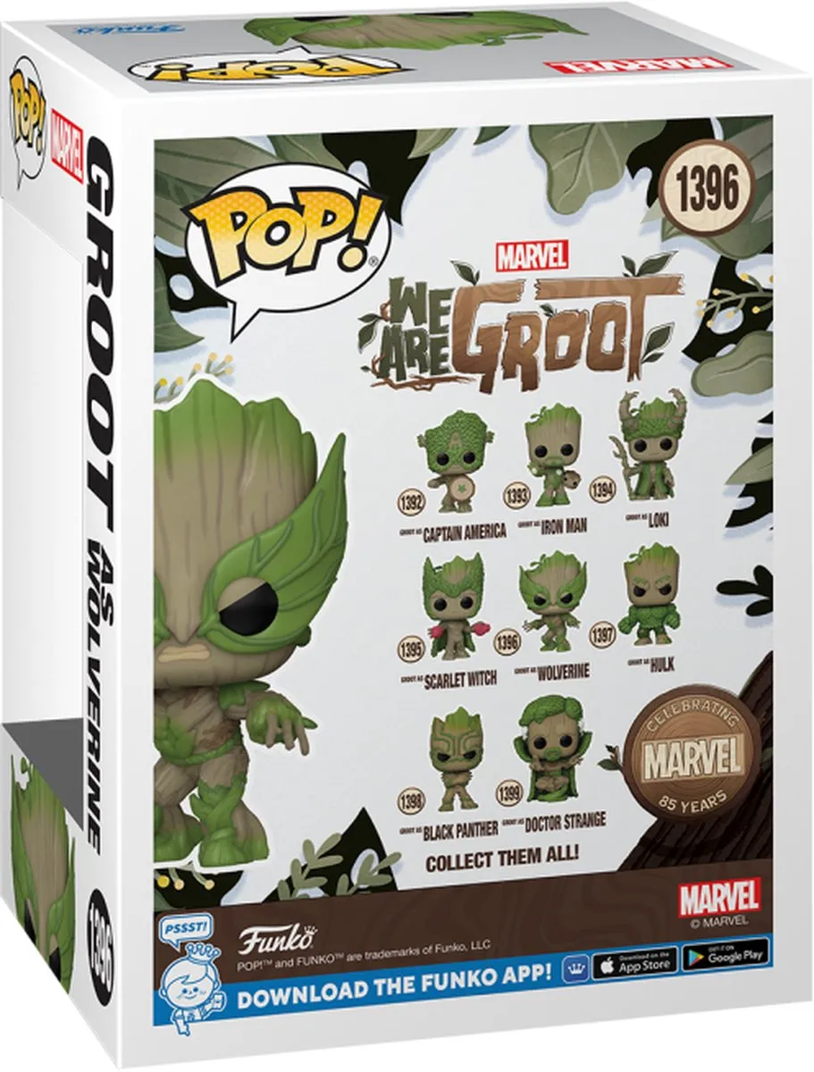 Funko Marvel We are Groot Groot Wolverine Vinyl Figuur 79519 - Multicolor