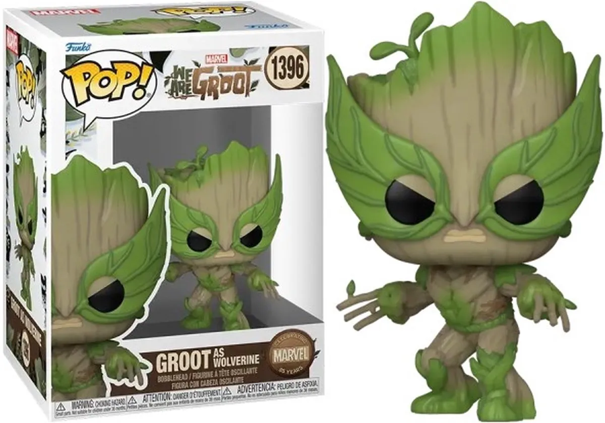Funko Marvel We are Groot Groot Wolverine Vinyl Figuur 79519 - Multicolor