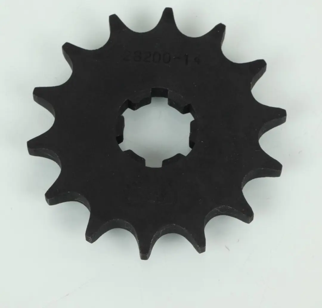 Pignon de sortie de boite Afam pour Moto Yamaha 125 DT 1974 à 1979 14 dents Pas