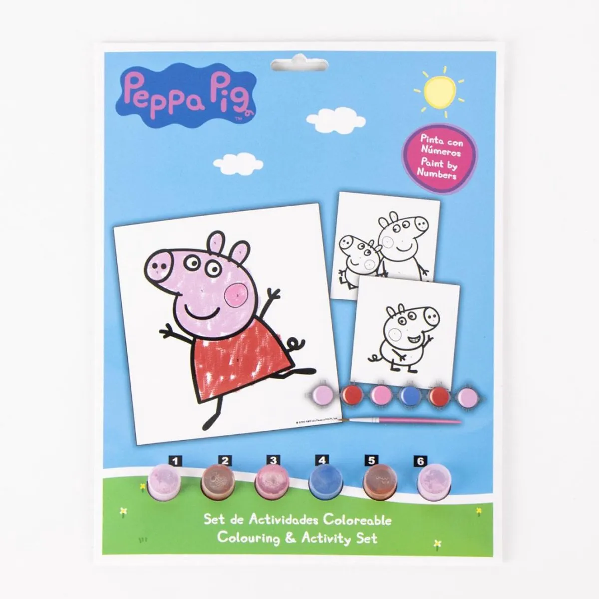 Disney Peppa Pig Verf op Nummer Set
