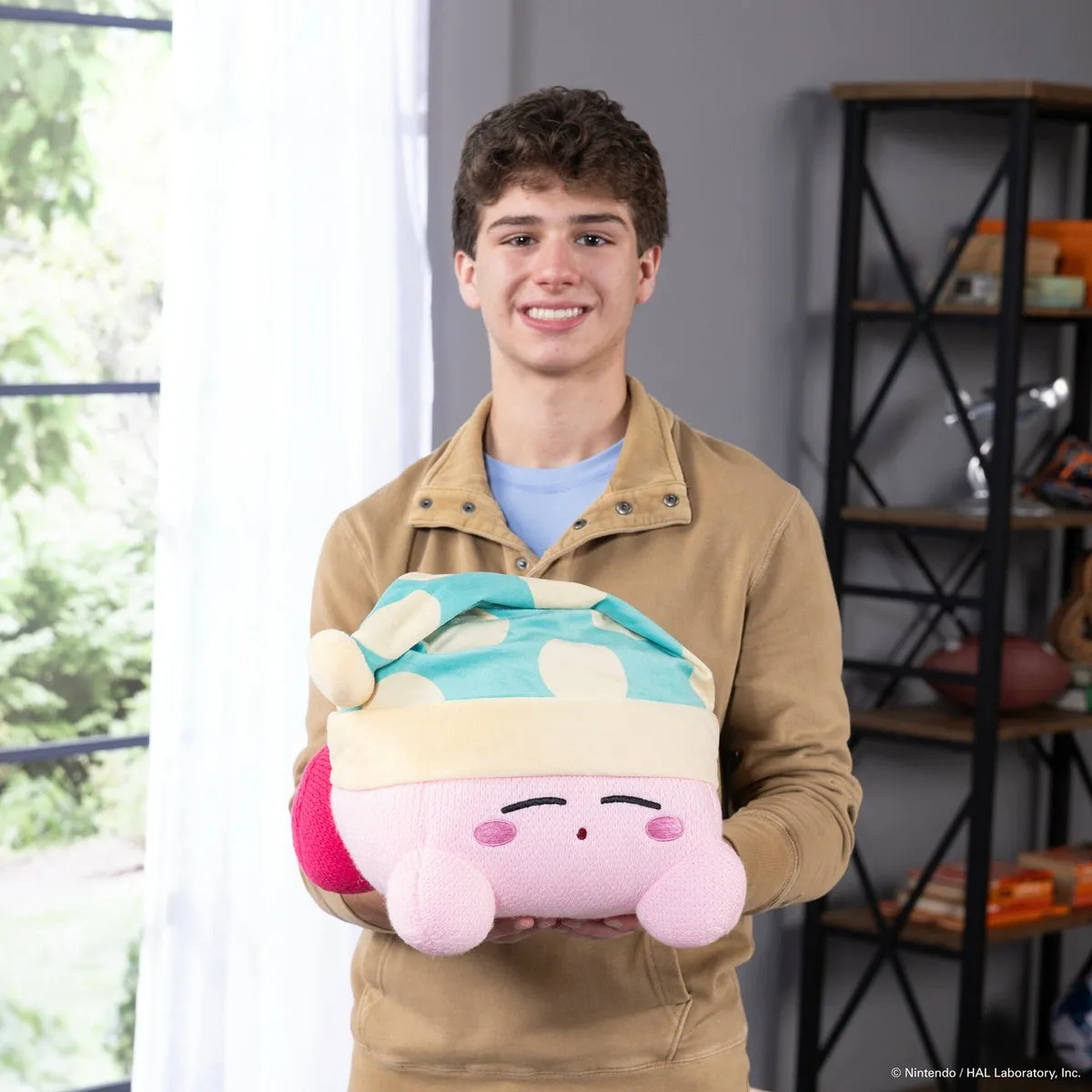 Tomy Kirby Sleeping Kirby Nuiguru-Knit Knuffel - Multi