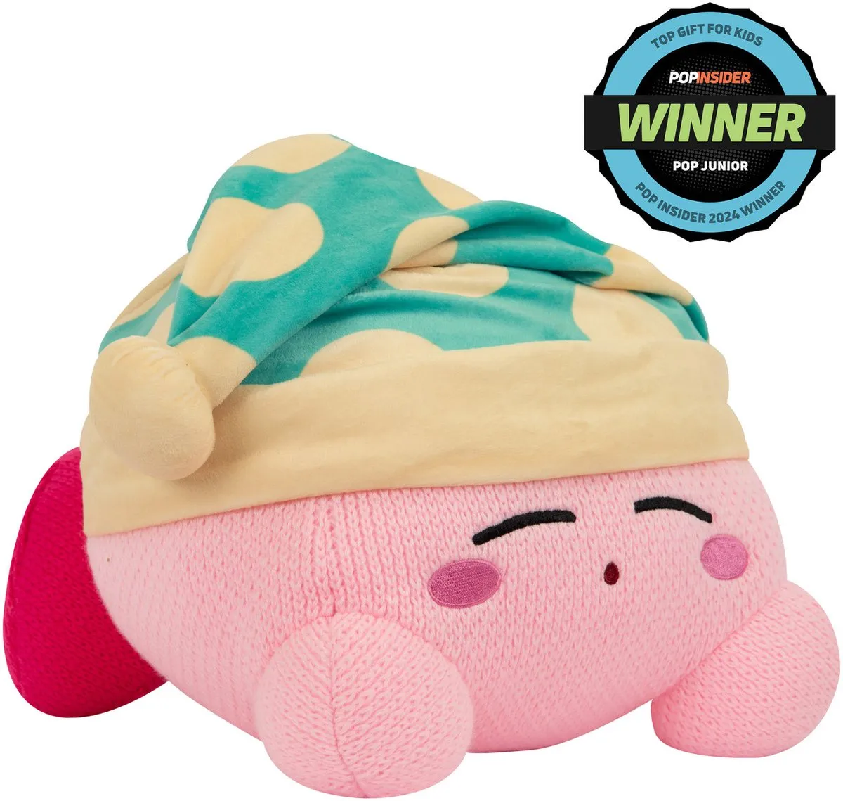 Tomy Kirby Sleeping Kirby Nuiguru-Knit Knuffel - Multi