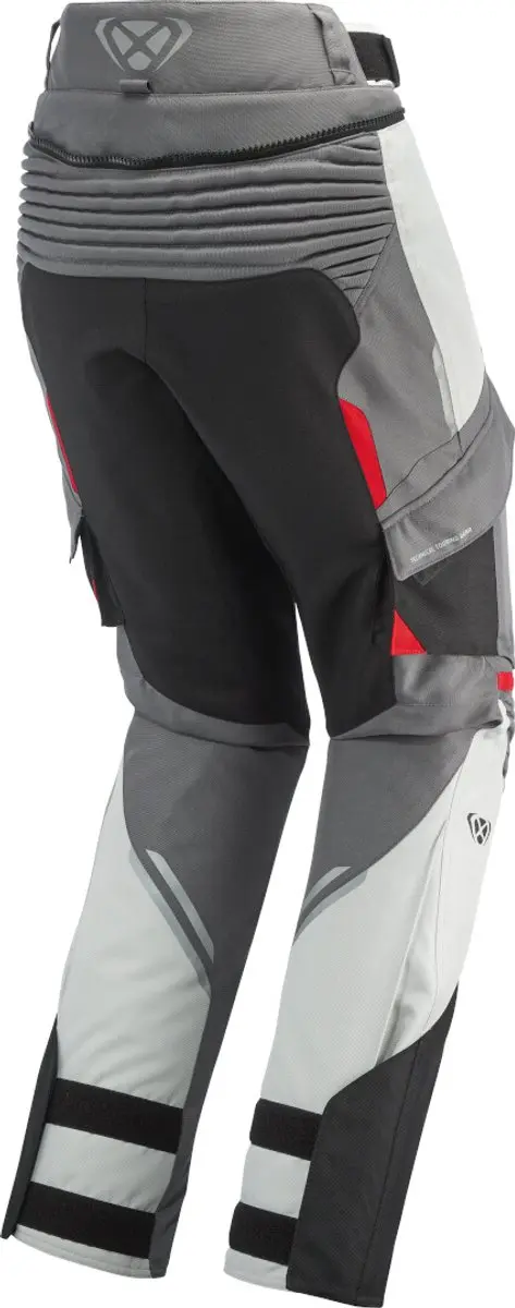 IXON Midgard PT L Motorbroek - XS - Grijs/Zwart/Rood