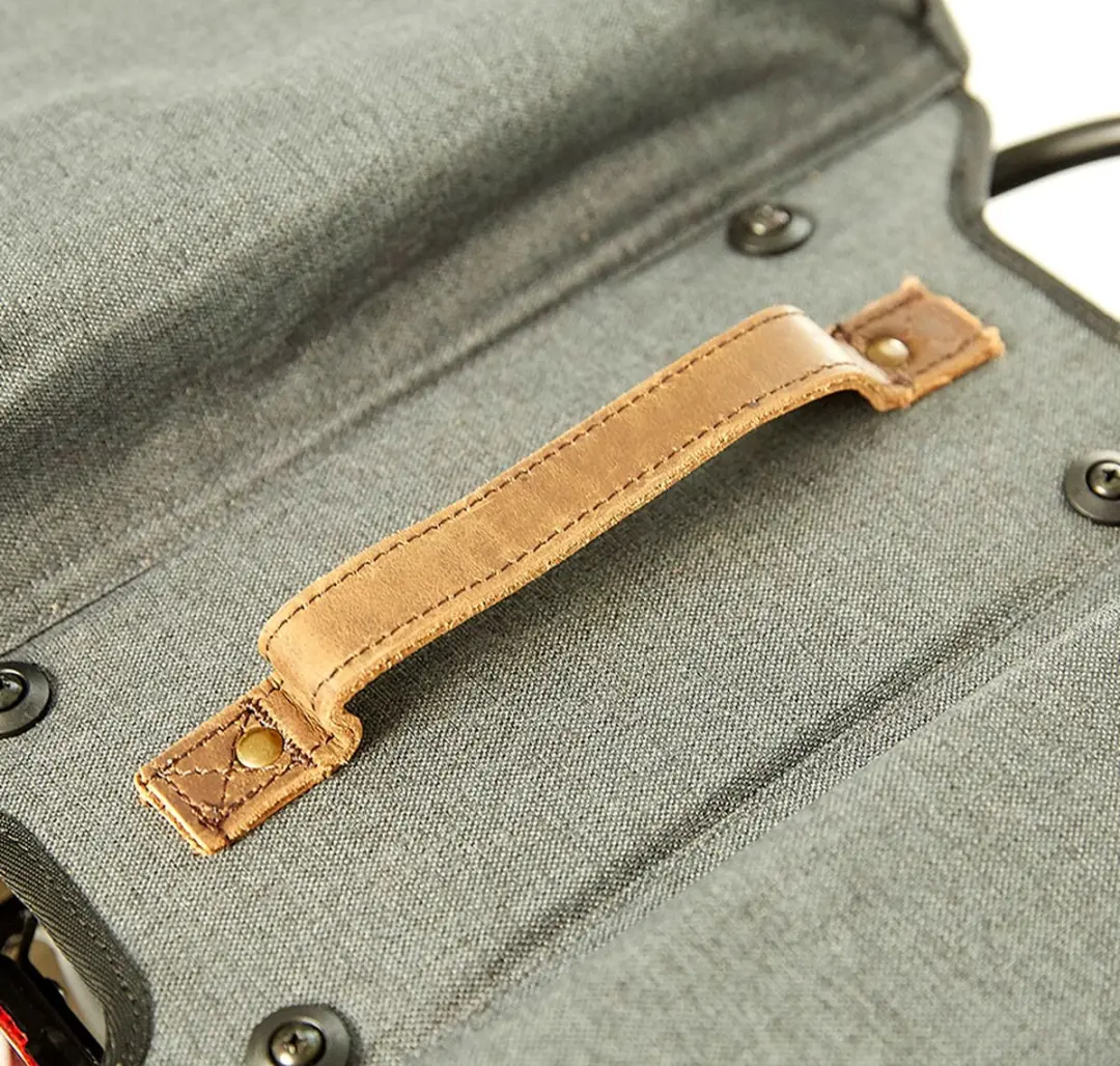 Racktime Heda Dubbele Fietstas - 49L - Zwart/Grijs