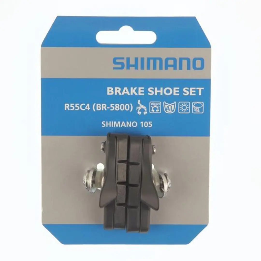 Shimano Remblokken 105 BR-5800 V-brake 54mm - Zwart - afbeelding 2 van 4