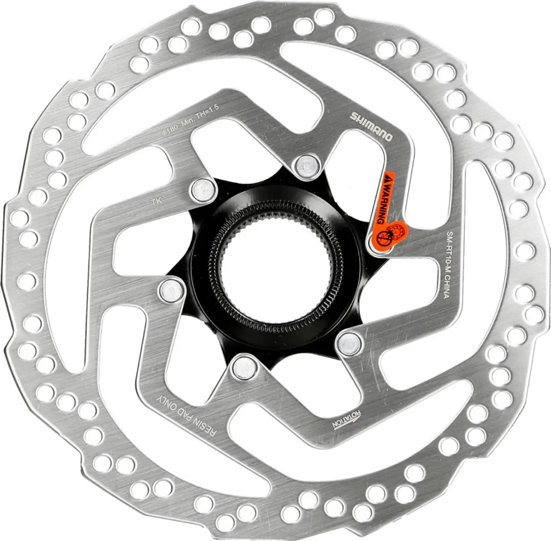 Shimano SM-RT10-M 180mm Remschijf - Center-Lock - Zilver
