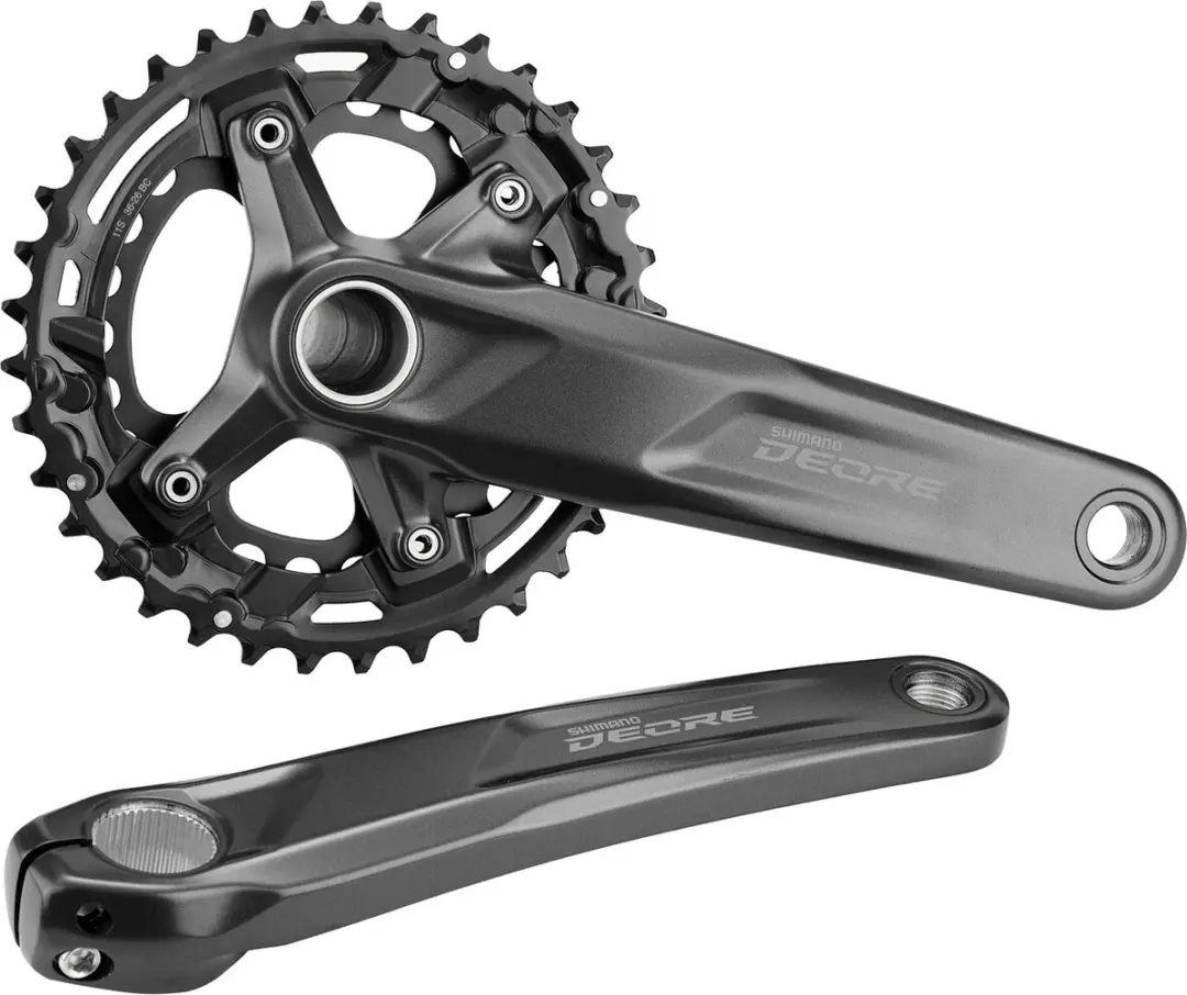 Shimano Deore FC-M5100 Crankset 2x11-speed 26/36T - 51,8mm - Zwart
