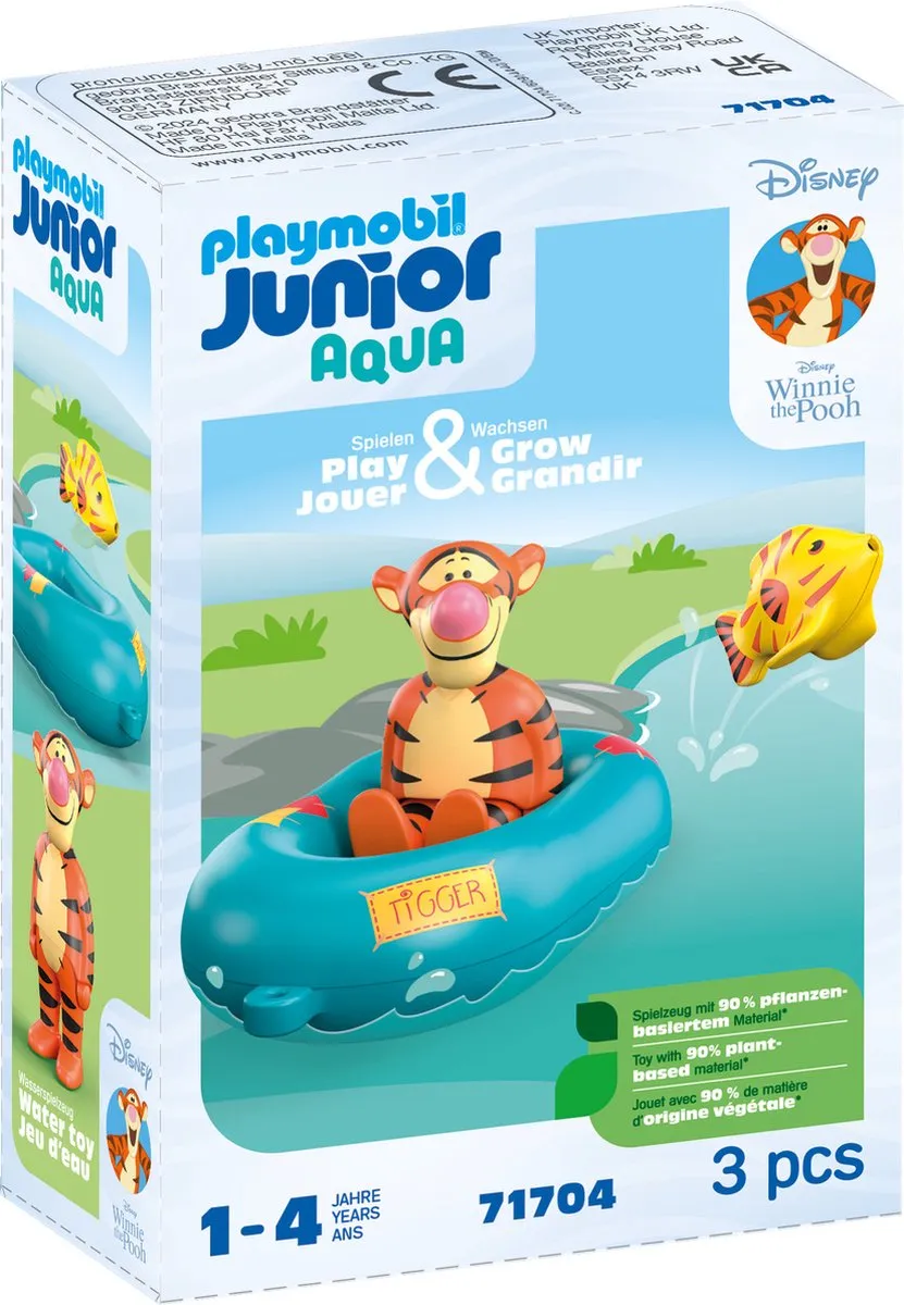 PLAYMOBIL Junior & Disney: Teigetjes opblaasbare boottocht