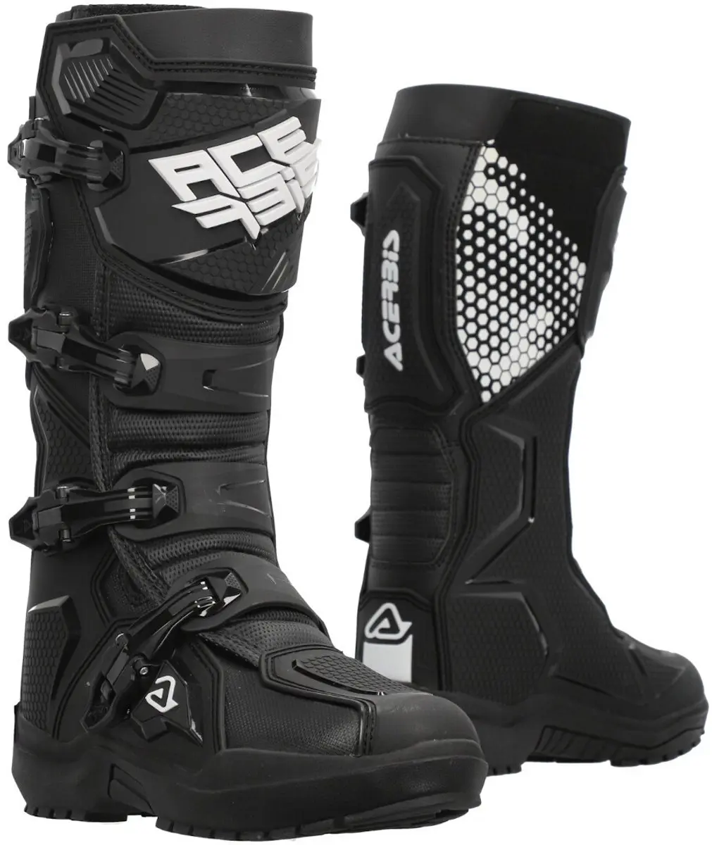 Acerbis Artiglio Zwart Wit Crosslaarzen