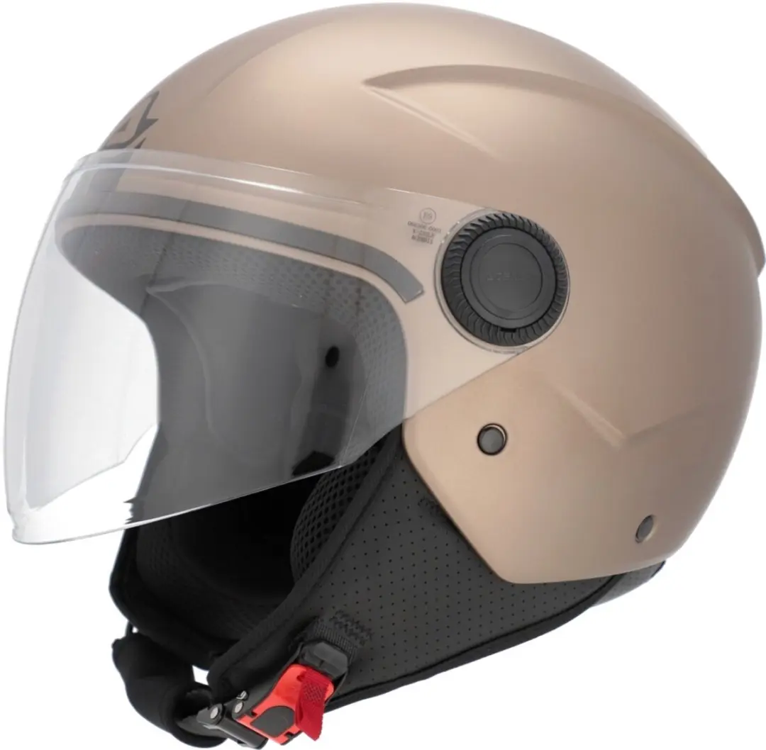 Acerbis Jet Brezza Metallic Mat Bruine Jethelm