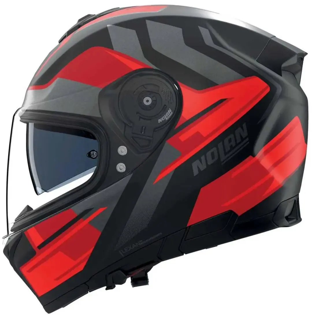Nolan N80-8 Trittico Helm - S - Zwart/grijs/rood - afbeelding 6 van 6