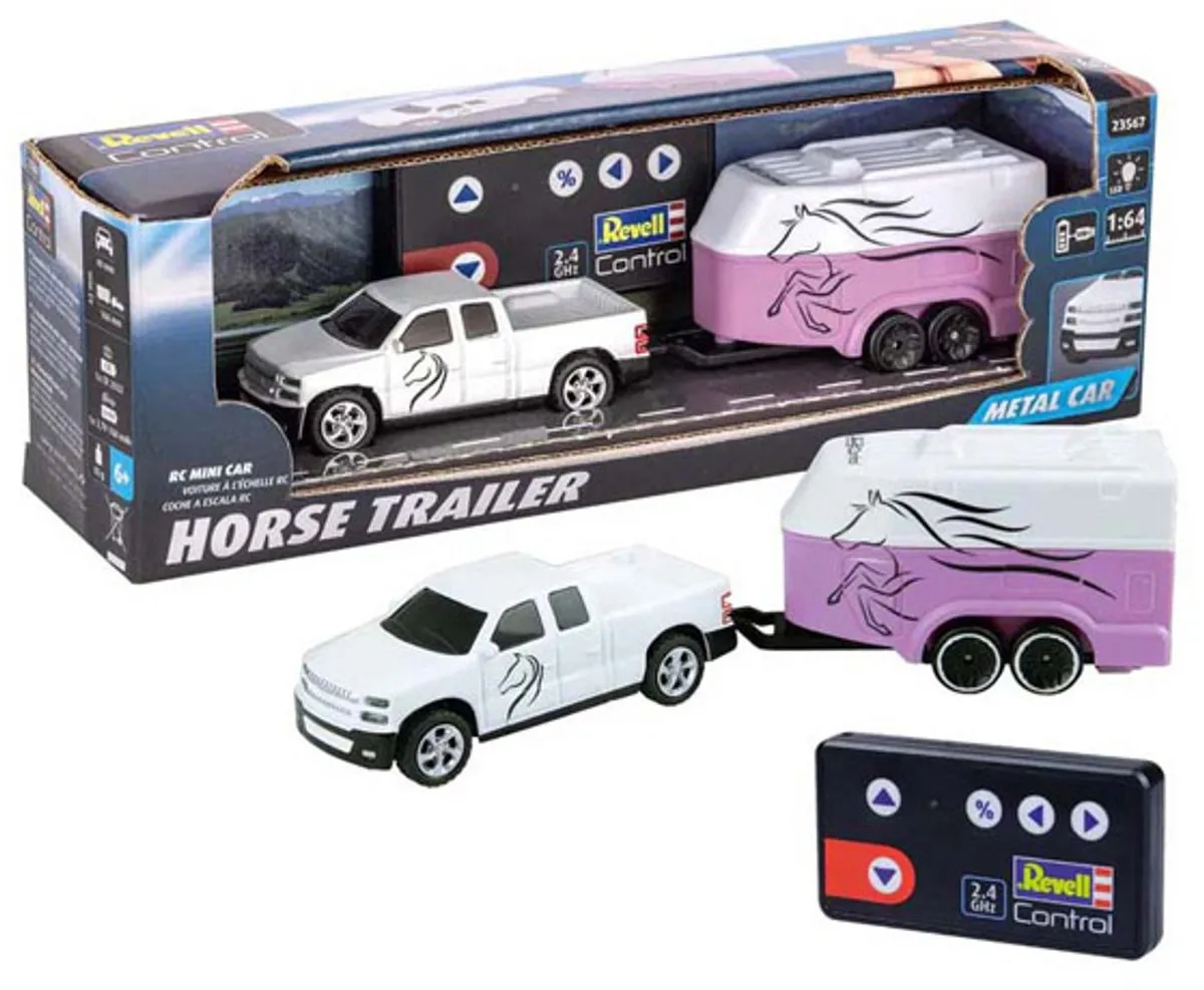 Revell 23567 RC Pickup Auto met Paardentrailer - 1:64 - Multi