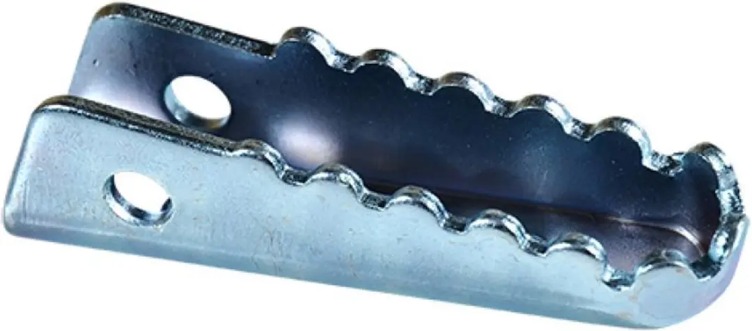 Originele voetsteun voor Aprilia 50 RX met Derbi-motor 00D01540456 / zilver, nie