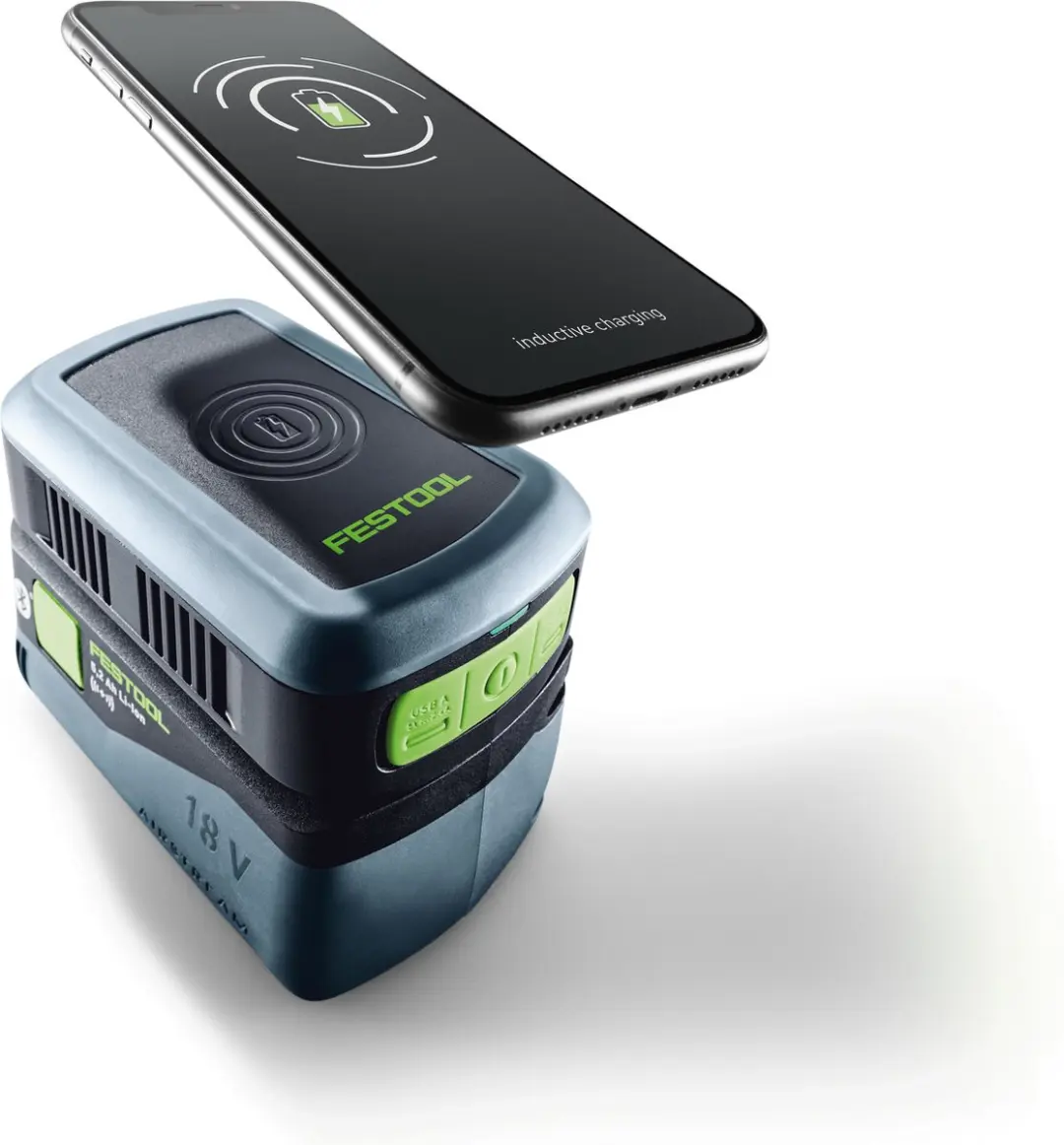 Festool PHC 18 Telefoonoplader 15W - Blauw - afbeelding 6 van 6