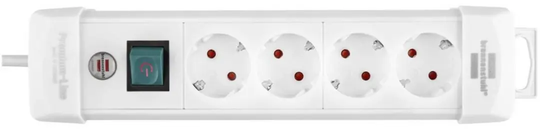 Brennenstuhl Premium-Line Stekkerdoos 4-voudig 3500W - Wit
