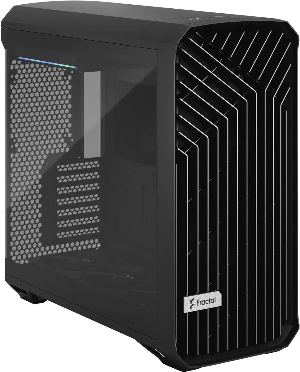 Fractal Design Torrent ATX Semi-tower - 5 Ventilatoren - Wit/Zwart