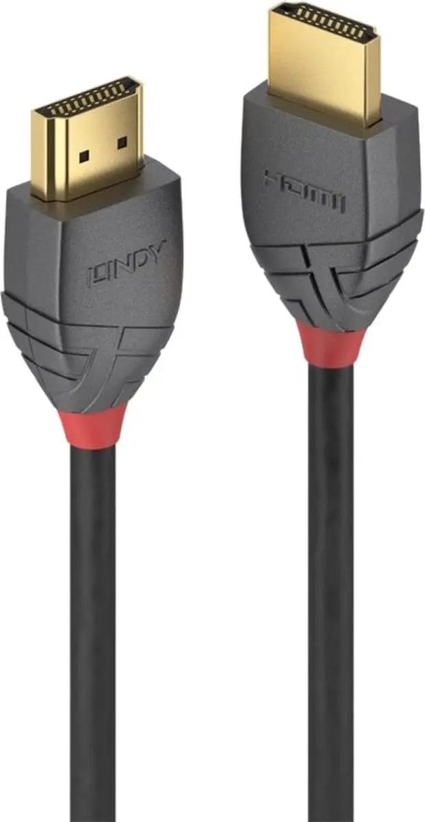 Lindy Anthra Line HDMI-kabel 1m - 4K - Drievoudig afgeschermd - Transparent - afbeelding 6 van 6