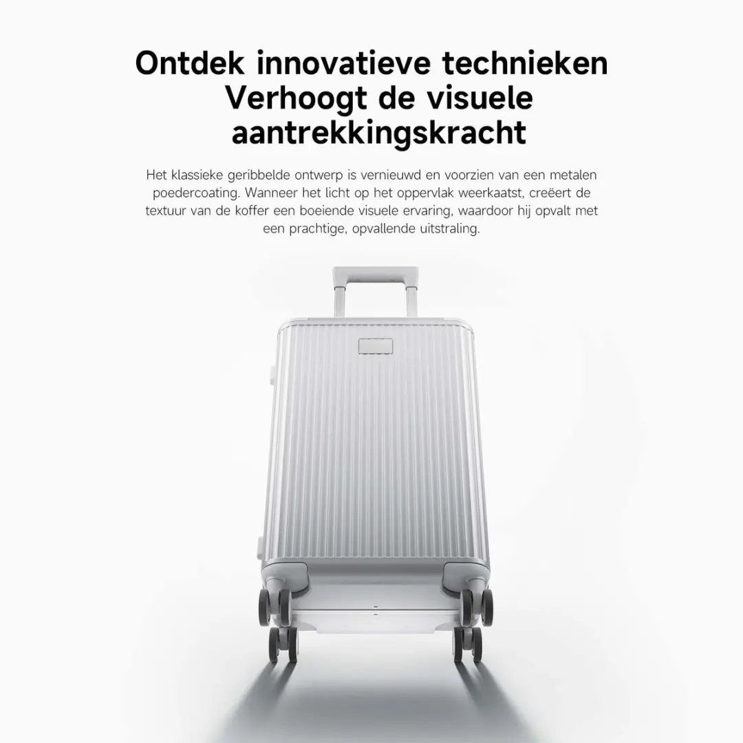 Xiaomi Aluminum Frame Koffer 24 inch - 80L - Zilver - afbeelding 4 van 6