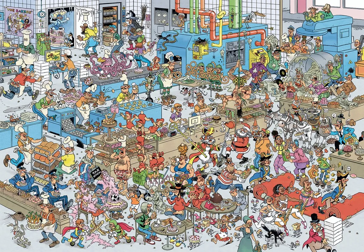 Jumbo Puzzel De Bakkerij 2000 Stuks - Multicolor