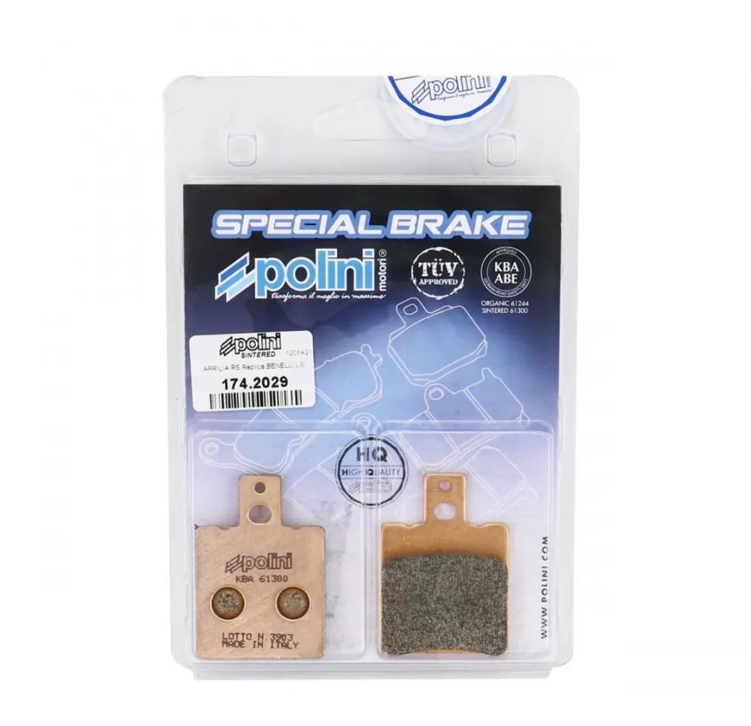 Plaquette de frein Polini pour Scooter Beta 50 Quadra Neuf