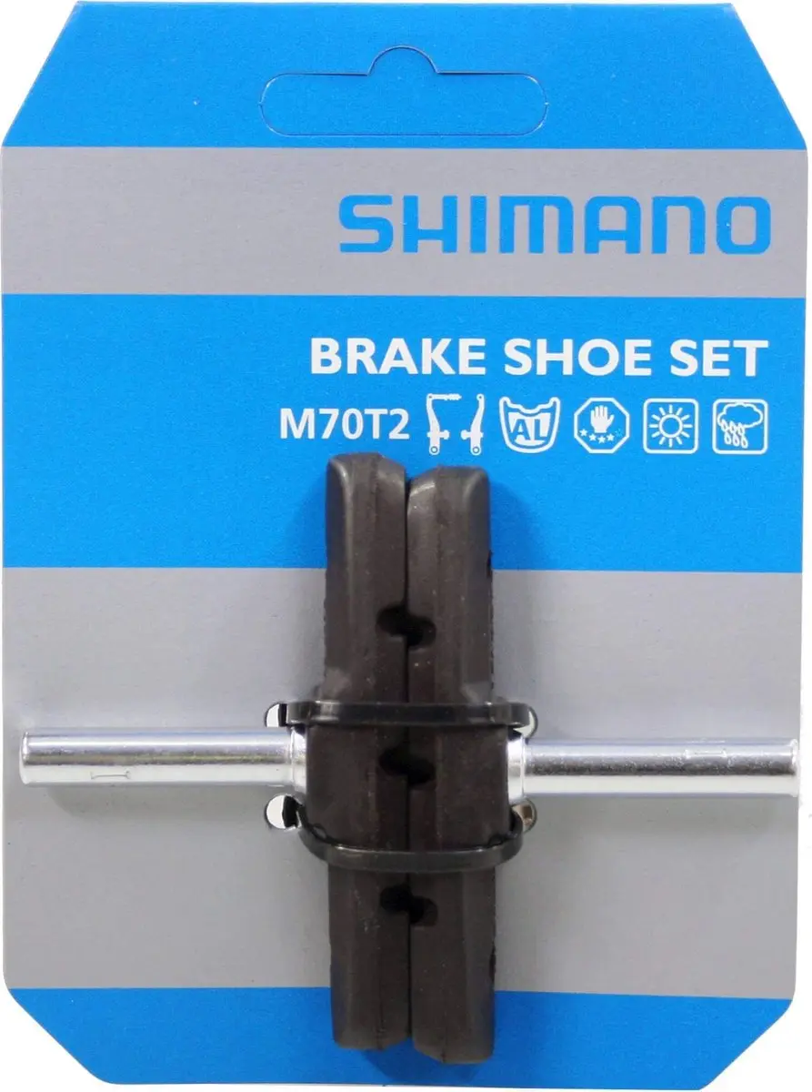Shimano Remblokken Brmc40 Cantilever 70 X 15 Mm Zwart 2 Stuks
