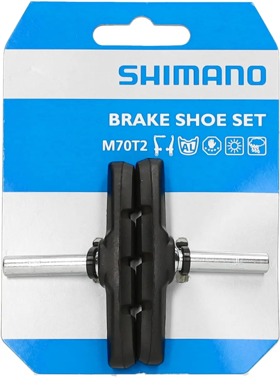 Shimano BR-MC40 Cantilever Remblokken 70x15mm - Zwart - afbeelding 6 van 6