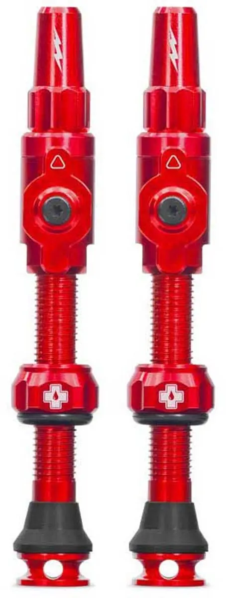 Muc-Off Big Bore Lite Tubeless Ventiel Presta 30mm - Rood - afbeelding 2 van 3