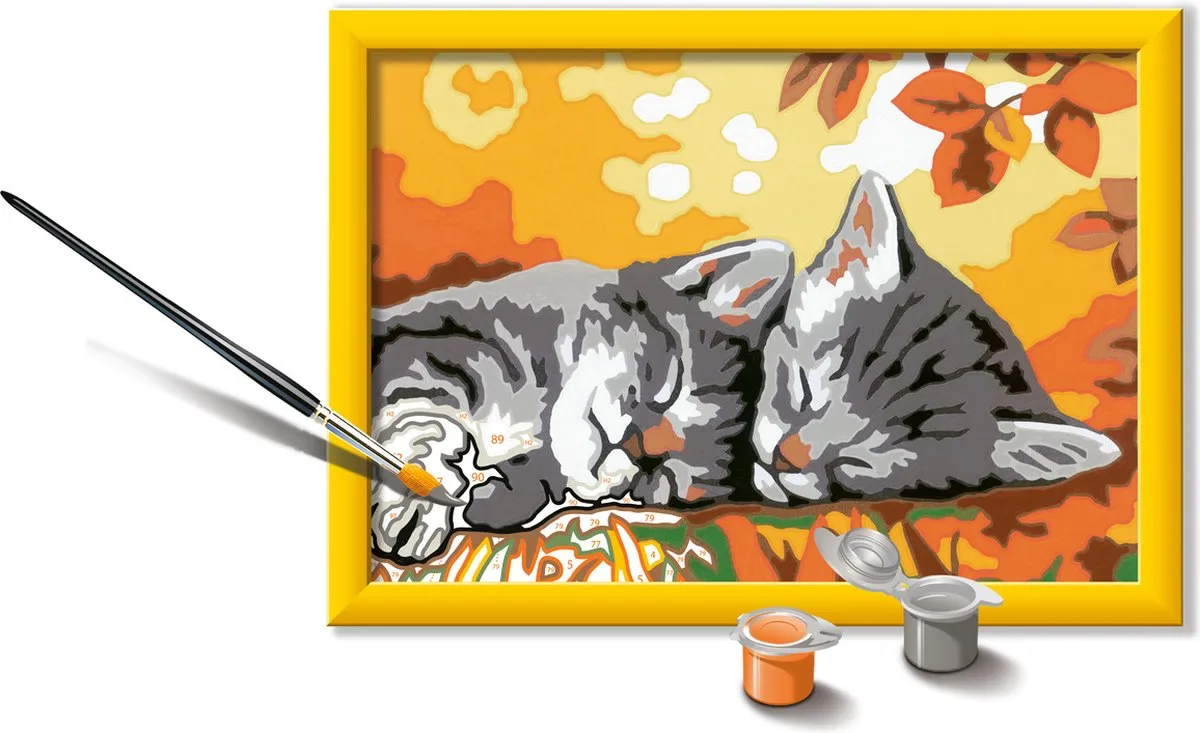 Ravensburger CreArt Autumn Kitties Schilderset - Multicolor