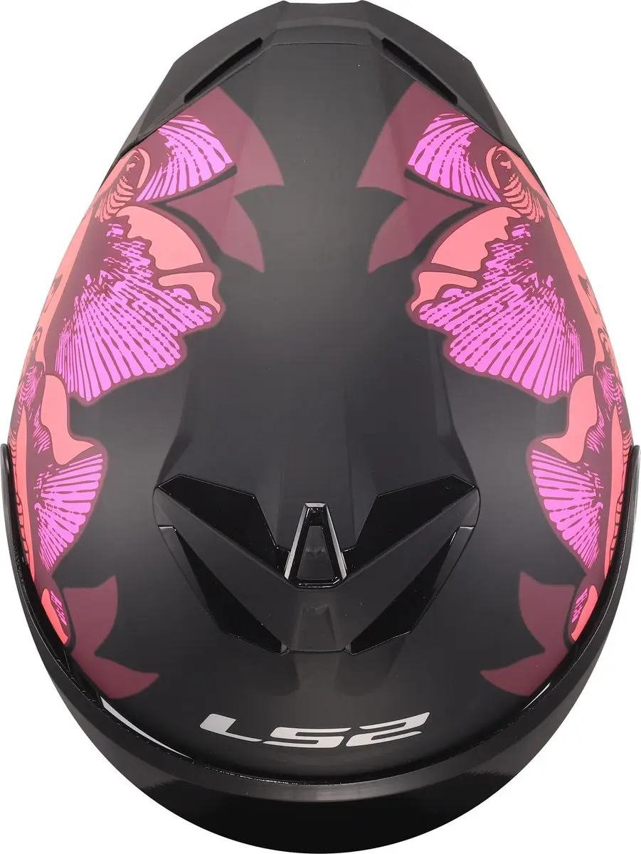 LS2 FF820 Rapid III Poppies Helm - XS