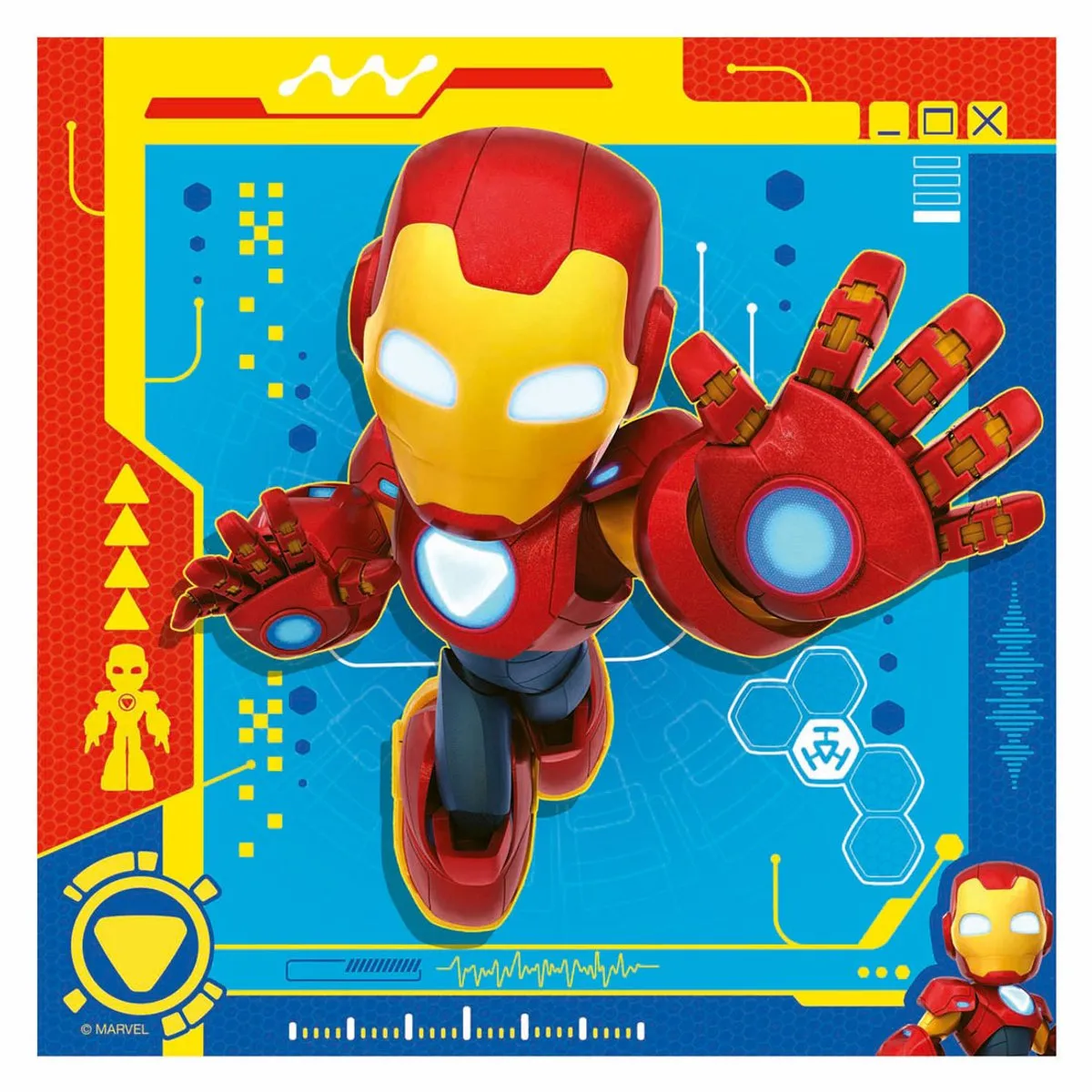 Ravensburger Iron Man & His Awesome Friends Legpuzzel 49 Stuks - 3x49