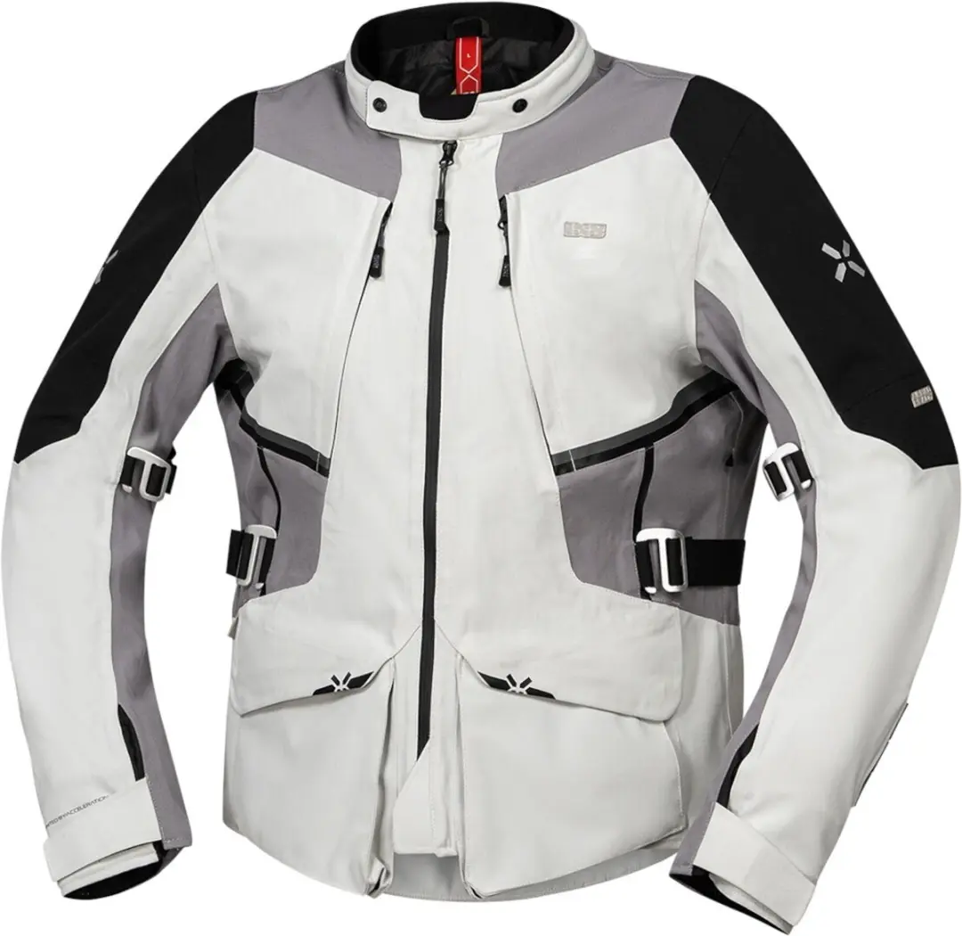 IXS Tourster-STX 1.0 Waterdichte Grijs Textiele Motorjas