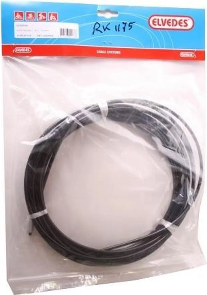 Elvedes Remkabel 10m - Ø5,0mm - Zwart - afbeelding 6 van 6