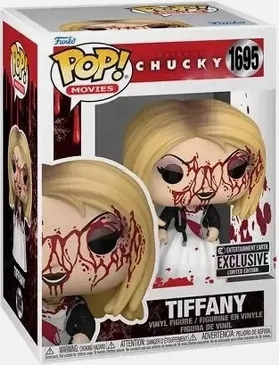 Funko Pop! Movies Chucky Tiffany #1695 - Bloody Rood - afbeelding 2 van 3