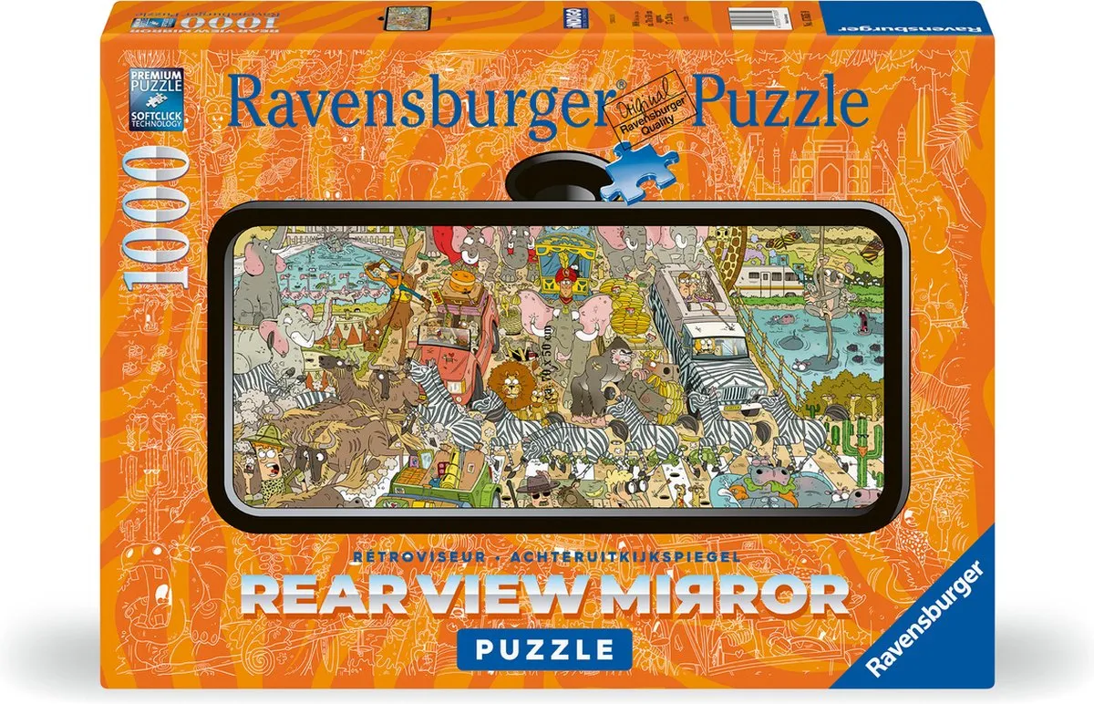 Ravensburger Rearview Mirror Puzzel 1000 Stuks - Multicolor