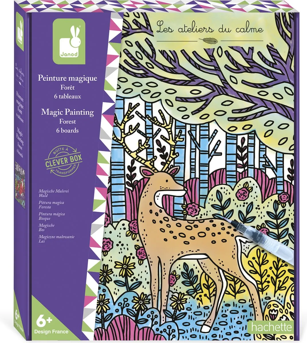 Janod Magisch Schilderij Het Bos - Waterverf - 6 Kunstwerken - afbeelding 6 van 6